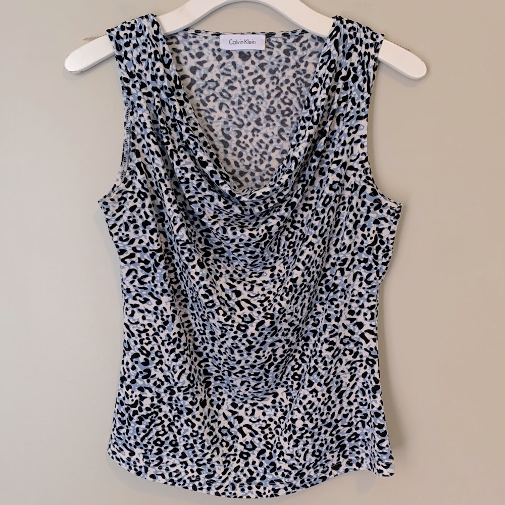 Calvin Klein size S cowl neck top